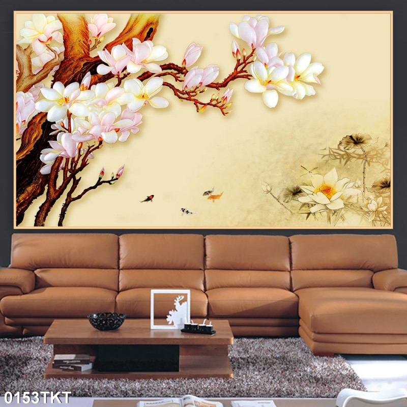 Tranh thư pháp, kim tiền 0153TKT