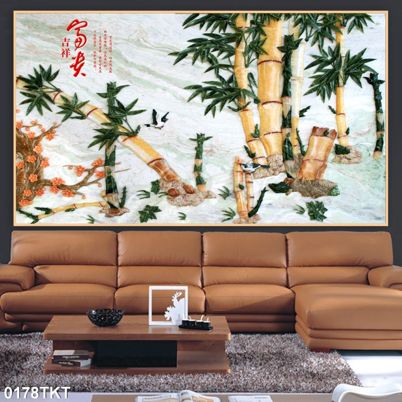Tranh thư pháp, kim tiền 0178TKT