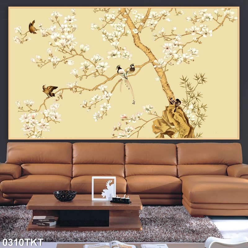 Tranh thư pháp, kim tiền 0310TKT