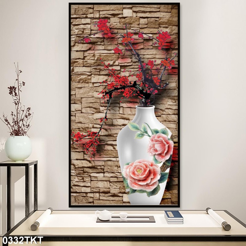 Tranh thư pháp, kim tiền 0332TKT