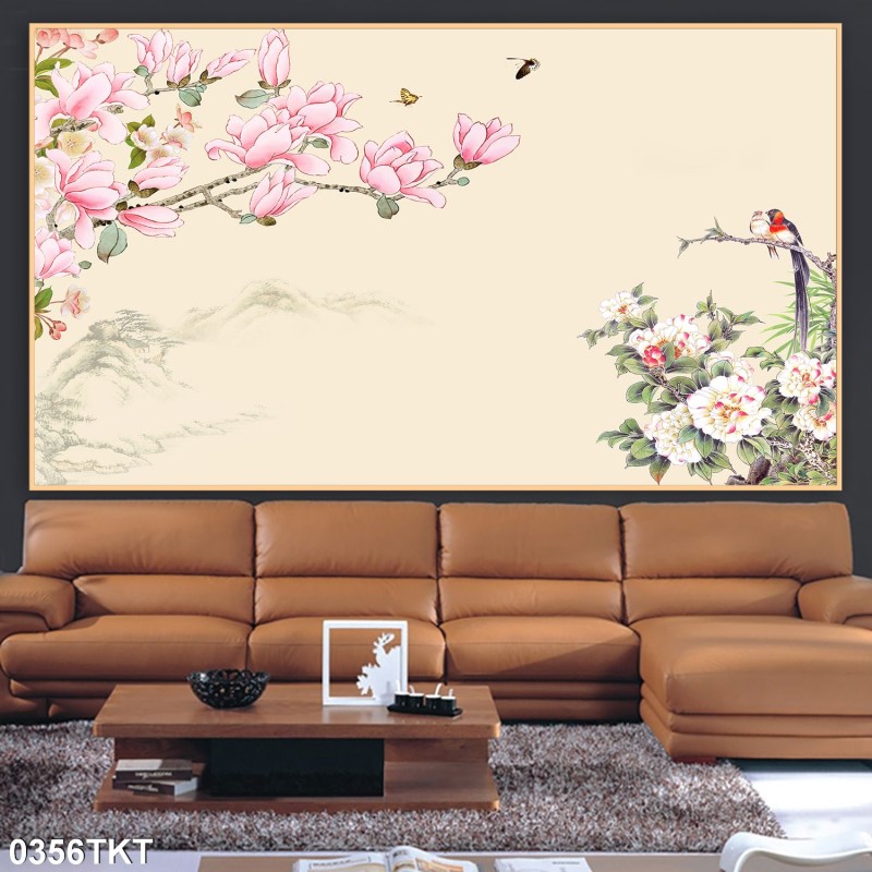 Tranh thư pháp, kim tiền 0356TKT