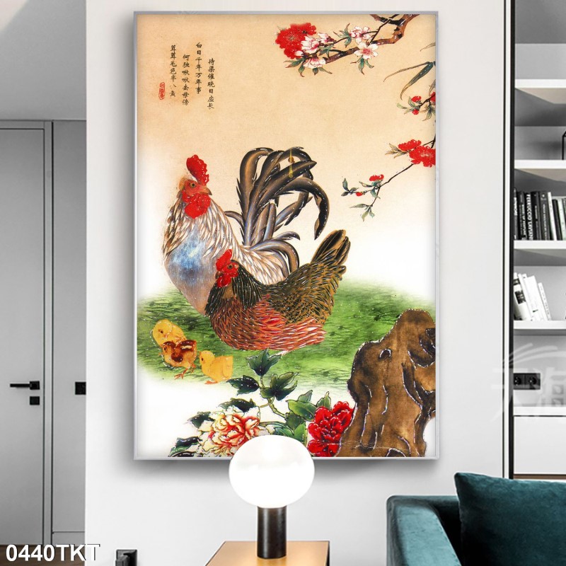 Tranh thư pháp, kim tiền 0440TKT
