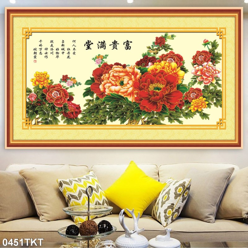 Tranh thư pháp, kim tiền 0451TKT