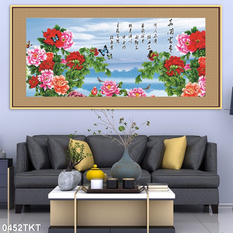 Tranh thư pháp, kim tiền 0452TKT