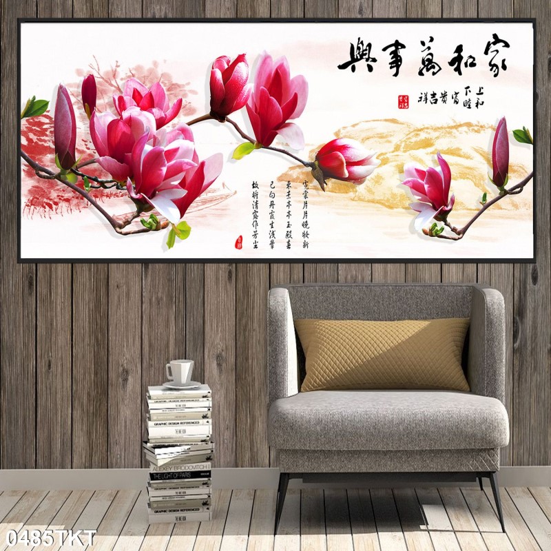 Tranh thư pháp, kim tiền 0485TKT