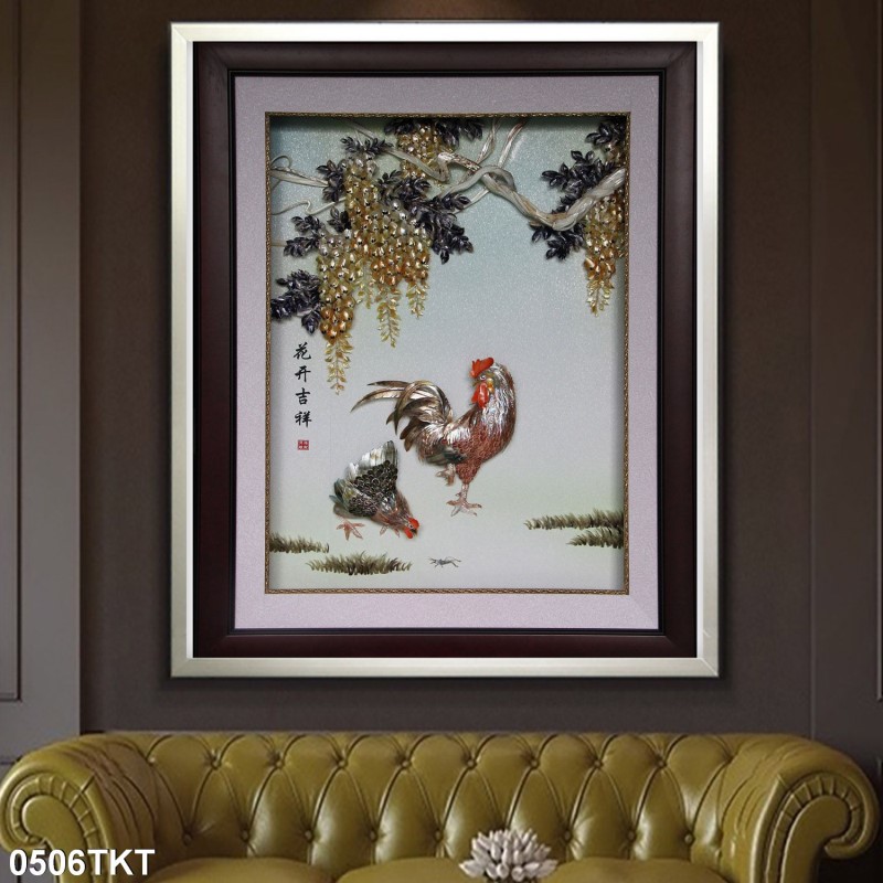 Tranh thư pháp, kim tiền 0506TKT