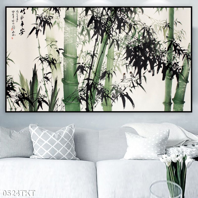 Tranh thư pháp, kim tiền 0524TKT