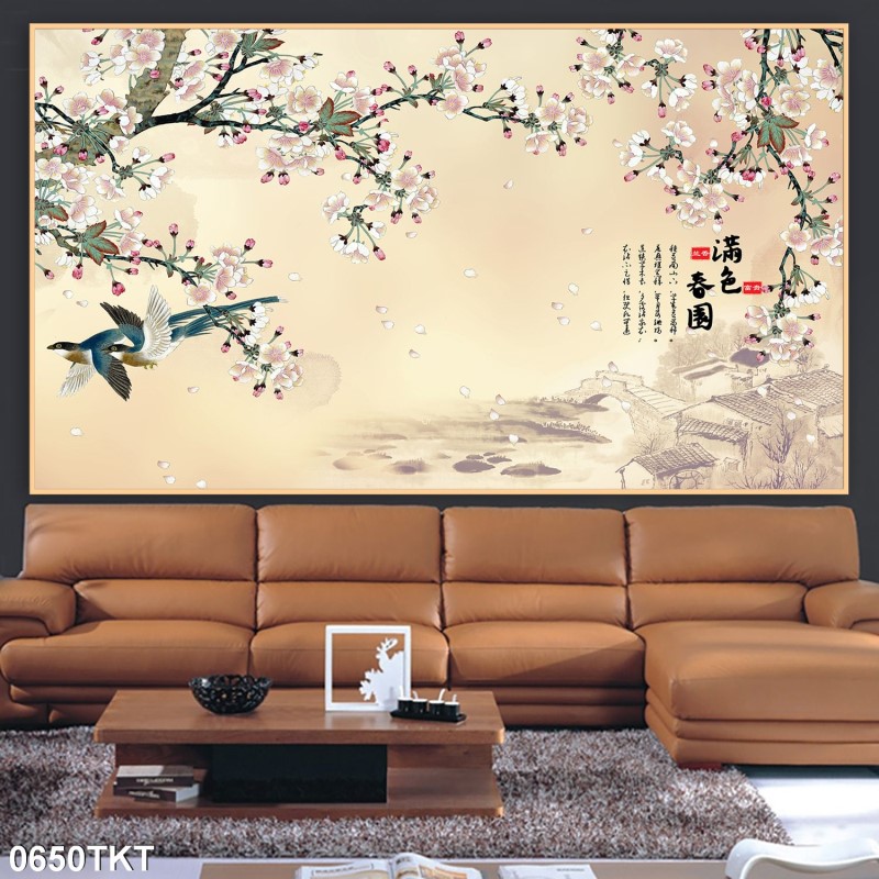 Tranh thư pháp, kim tiền 0650TKT