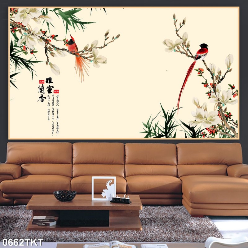 Tranh thư pháp, kim tiền 0662TKT