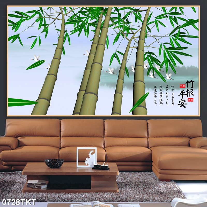 Tranh thư pháp, kim tiền 0728TKT
