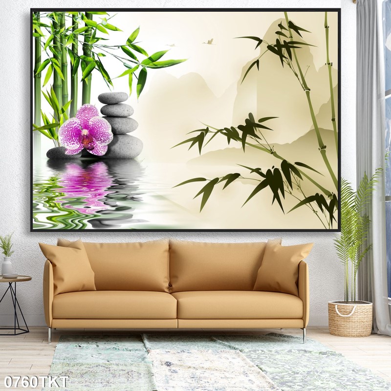 Tranh thư pháp, kim tiền 0760TKT
