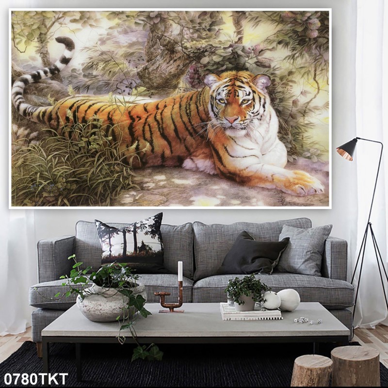 Tranh thư pháp, kim tiền 0780TKT