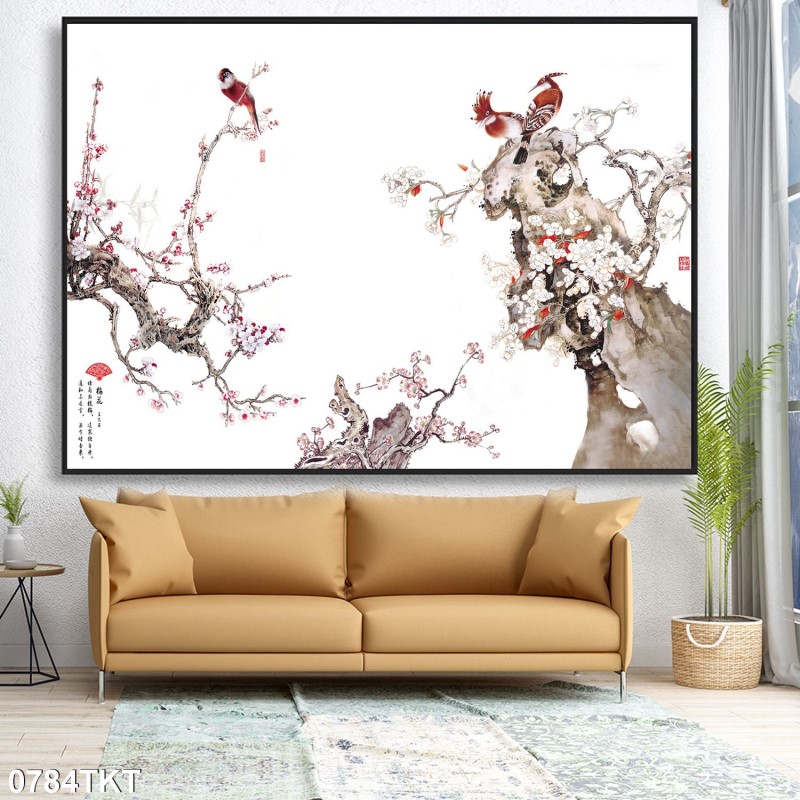 Tranh thư pháp, kim tiền 0784TKT
