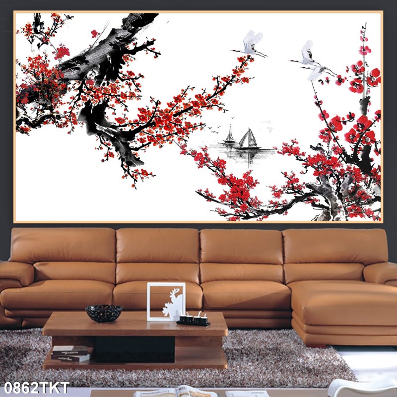 Tranh thư pháp, kim tiền 0862TKT