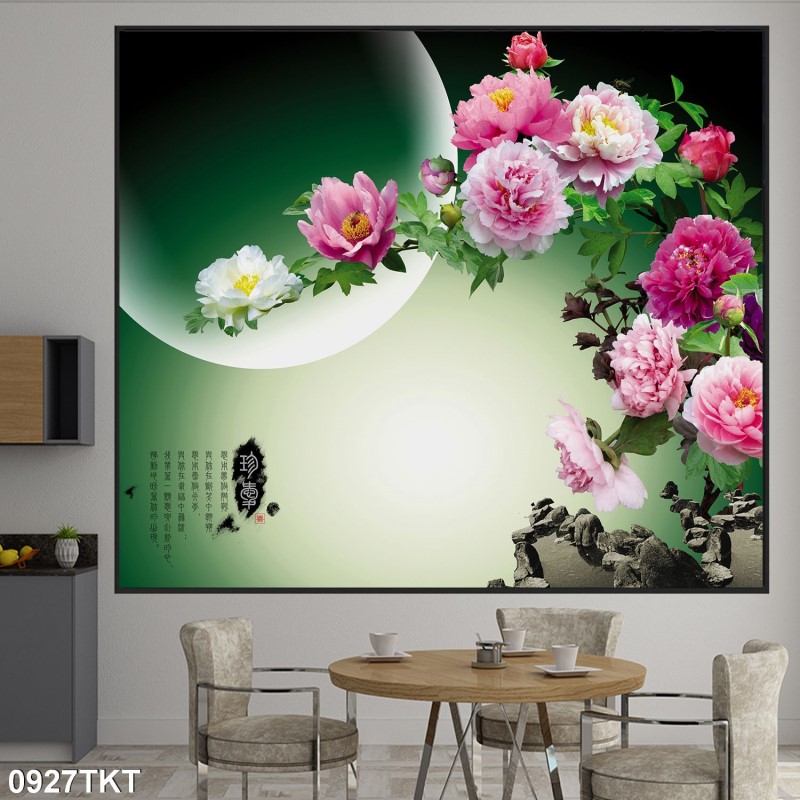 Tranh thư pháp, kim tiền 0927TKT