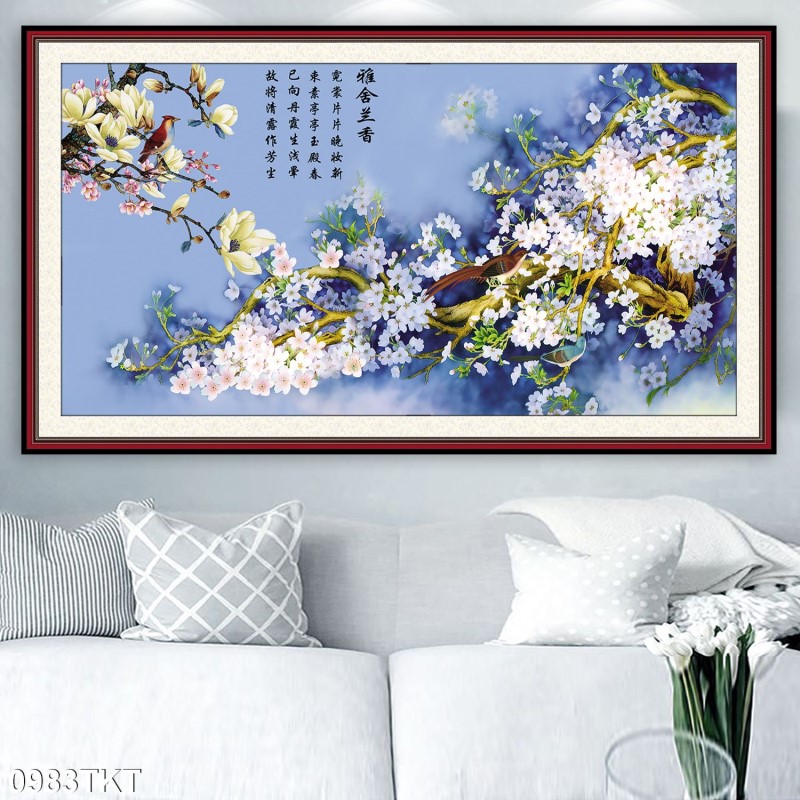 Tranh thư pháp, kim tiền 0983TKT