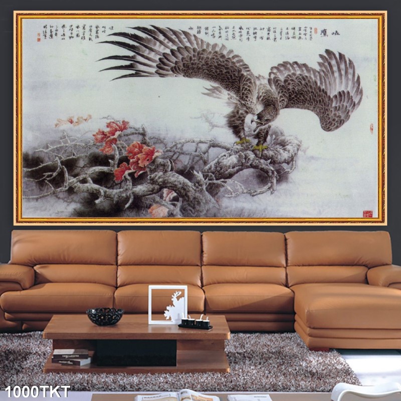 Tranh thư pháp, kim tiền 1000TKT