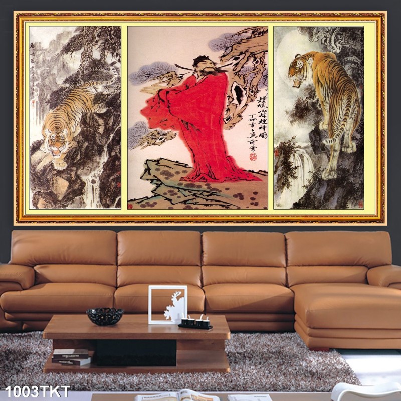 Tranh thư pháp, kim tiền 1003TKT