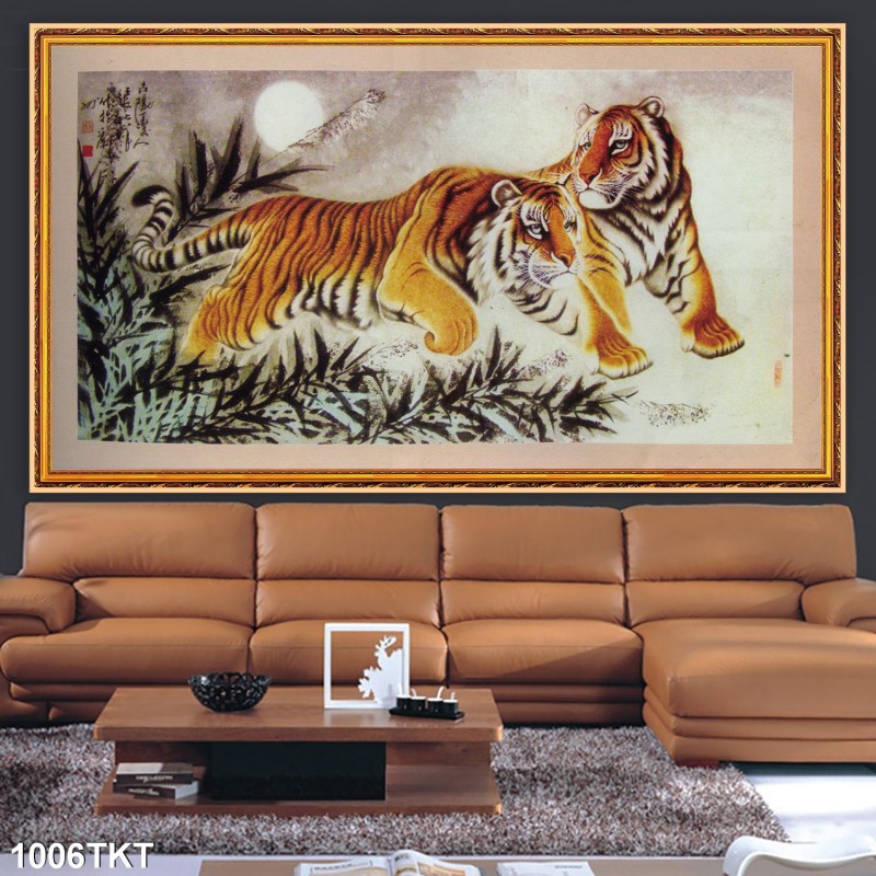 Tranh thư pháp, kim tiền 1006TKT