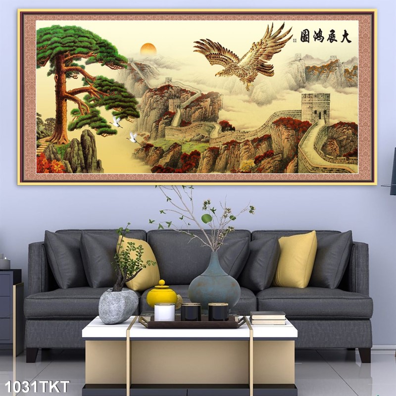 Tranh thư pháp, kim tiền 1031TKT