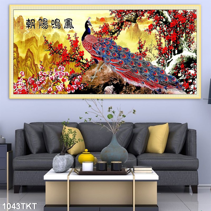 Tranh thư pháp, kim tiền 1043TKT