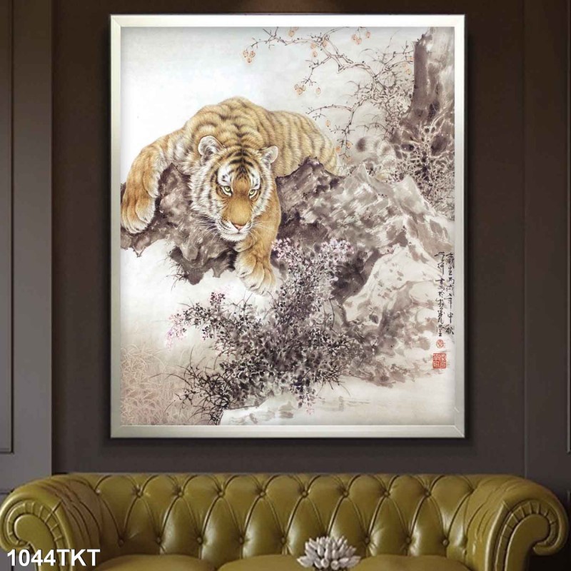 Tranh thư pháp, kim tiền 1044TKT