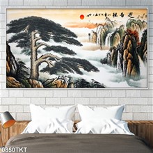 Mẫu Tranh thư pháp, kim tiền mã số 0850TKT