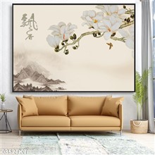 Mẫu Tranh thư pháp, kim tiền mã số 0852TKT