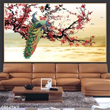 Mẫu Tranh thư pháp, kim tiền mã số 0864TKT