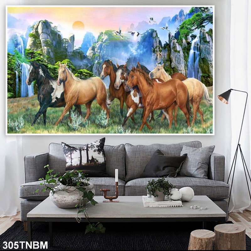 Tranh ngựa bát mã 305TNBM