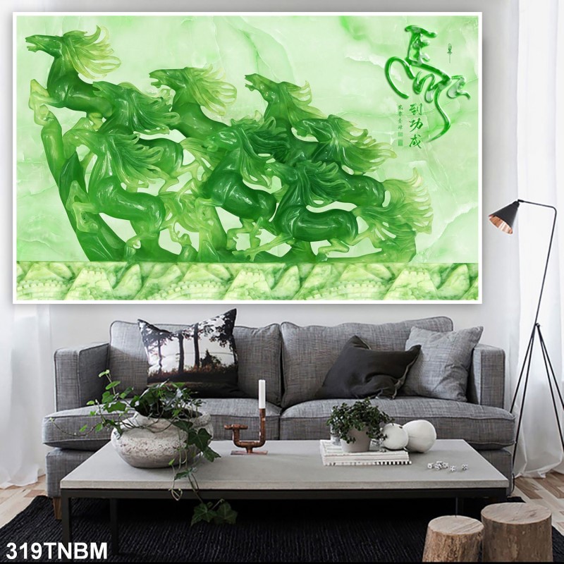 Tranh ngựa bát mã 319TNBM