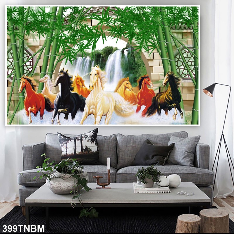 Tranh ngựa bát mã 399TNBM