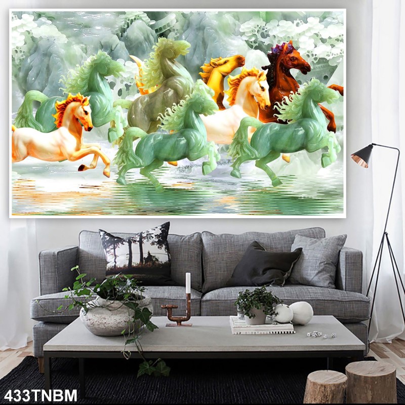 Tranh ngựa bát mã 433TNBM