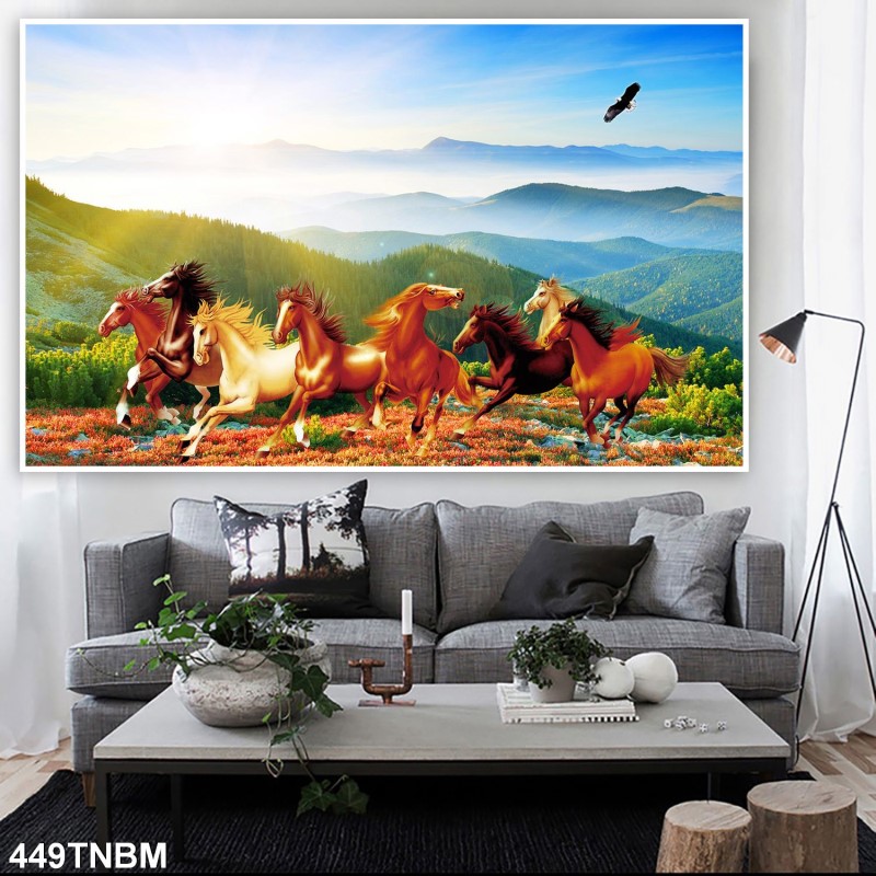 Tranh ngựa bát mã 449TNBM