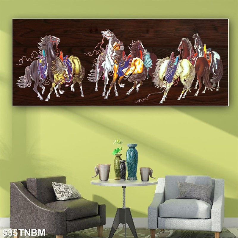 Tranh ngựa bát mã 535TNBM