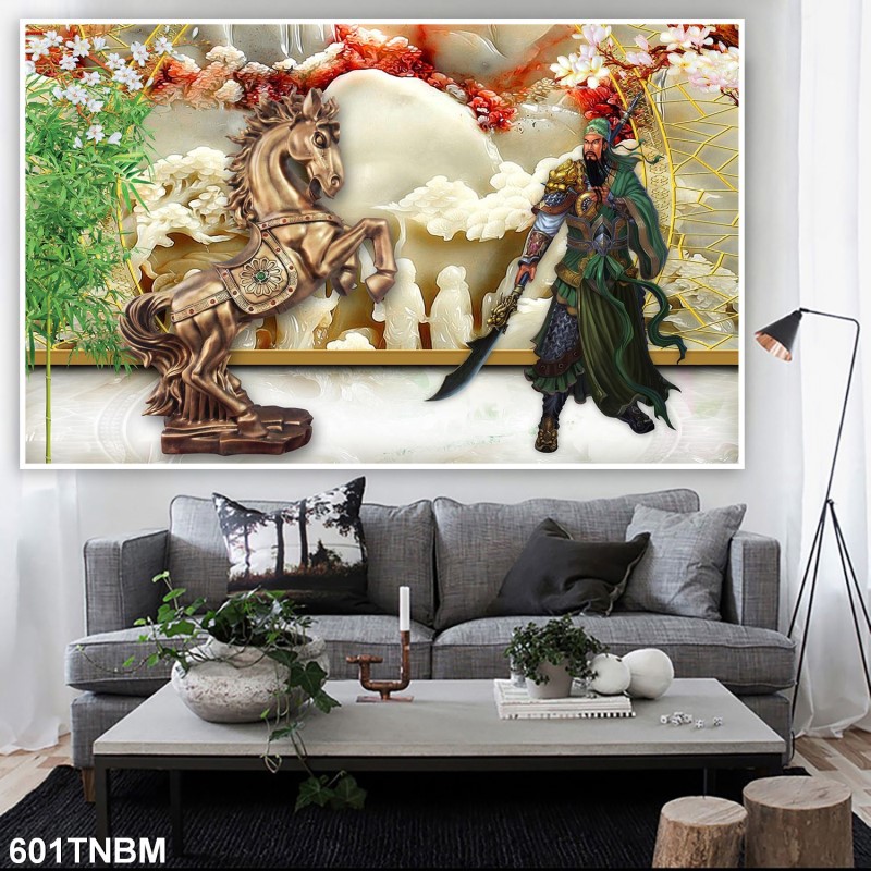 Tranh ngựa bát mã 601TNBM