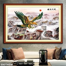 Mẫu Tranh ngựa bát mã mã số 590TNBM